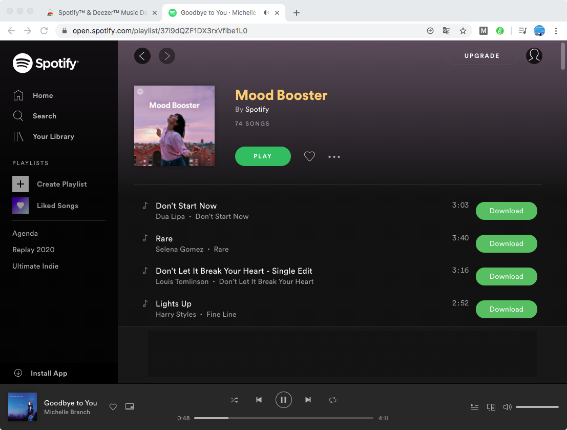 Can you download spotify playlist
